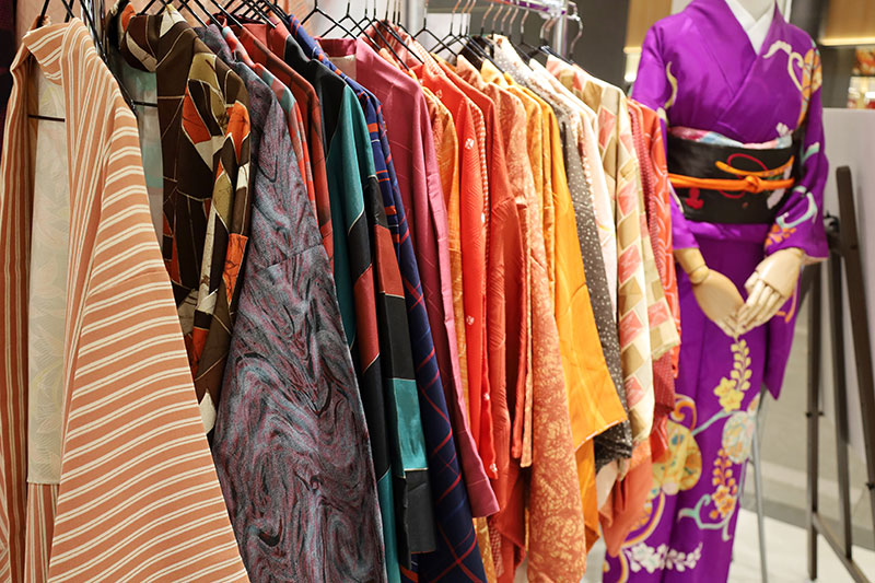 リユース着物も豊富