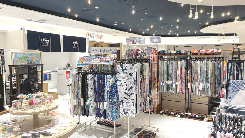 店舗内写真・浴衣コーナー
