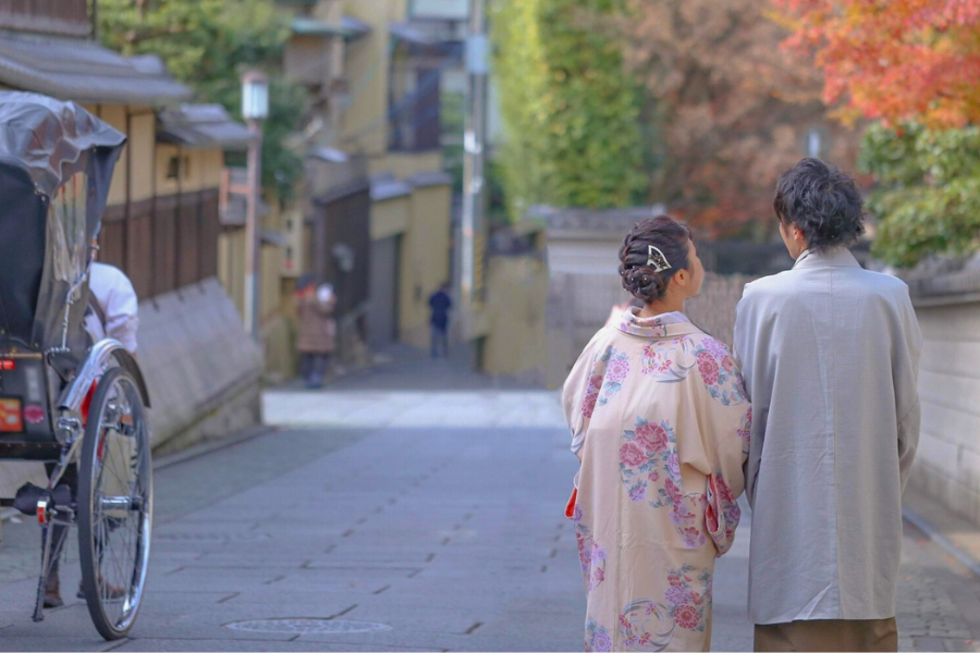 着物姿で古都散策