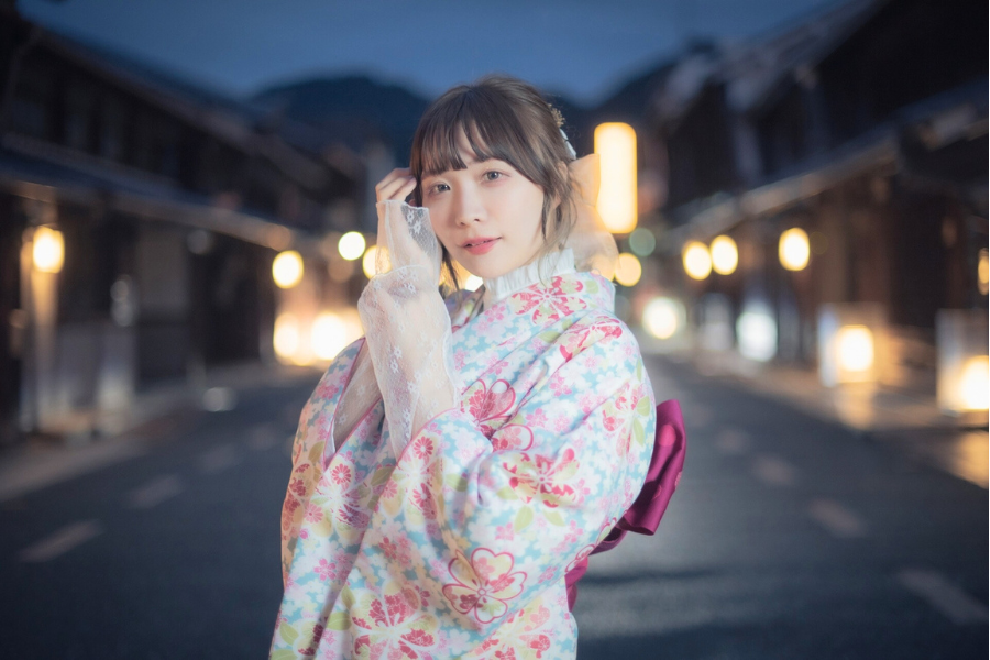 洋服と着物のコラボレーション