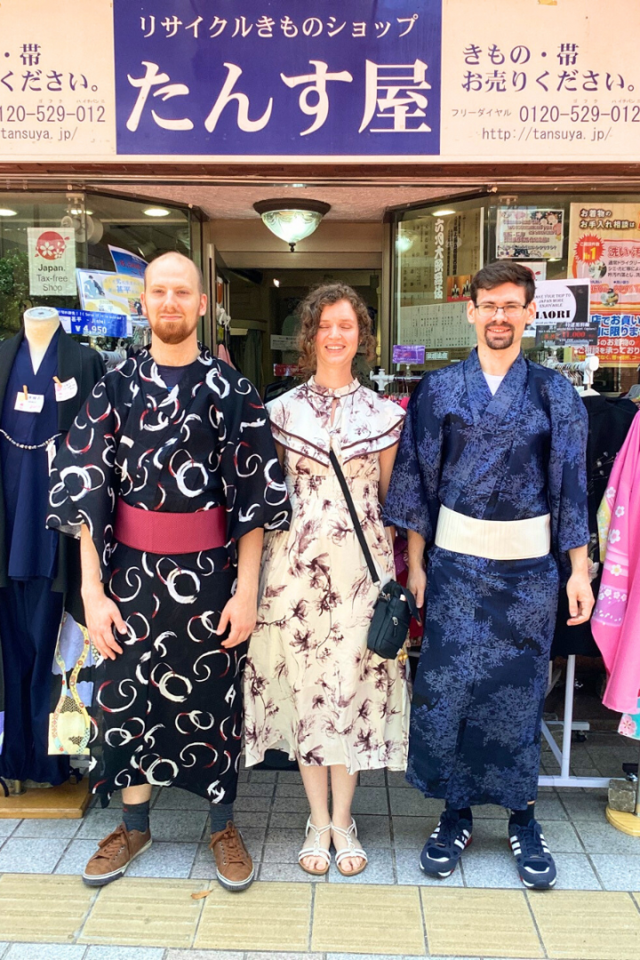 kimono-clad guests