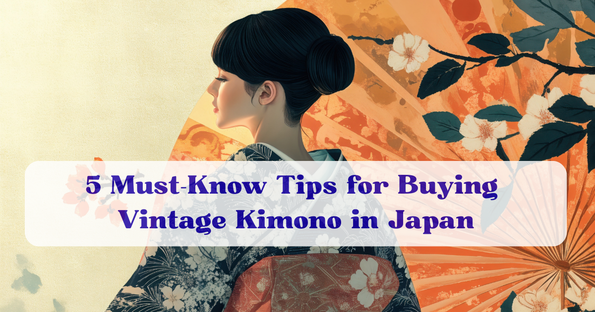 5 Must-Know Tips for Buying Vintage Kimono in Japan