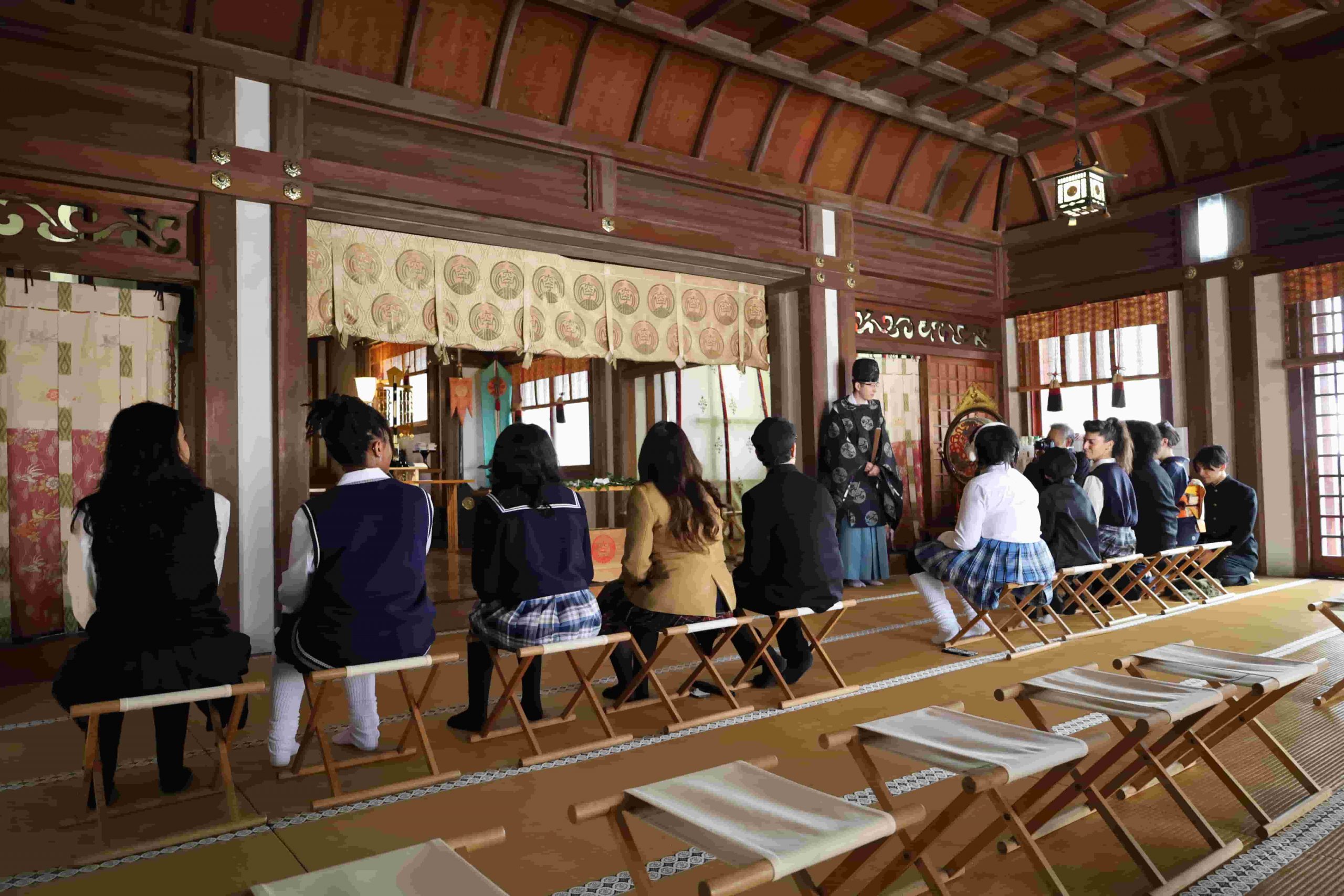 君ノ高校体験の様子:修学旅行